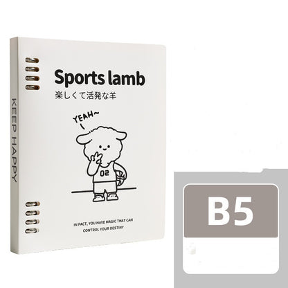 B5 Loose Spiral Notebook Detachable Notebook
